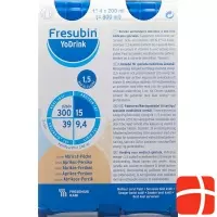 Fresubin Yodrink Aprikose-Pfirsi 4 Flatcap 200ml