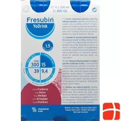 Fresubin Yodrink Himmbeere 4 Flatcap 200ml
