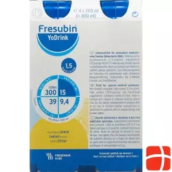 Fresubin Yodrink Lemon 4 Flatcap 200ml