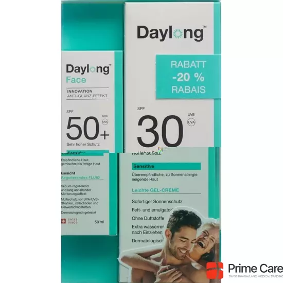 Daylong Sensitive Gel Cream 200ml + Sensitive Face Bottle 50ml buy online