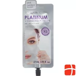Skin Republic Platinum Peel-Off Face Mask 3 Stück