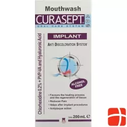 Curasept Ads Implant Mouthwash Flasche 200ml