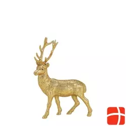Herboristeria Dekofigur 30cm Hirsch Gold Mittel