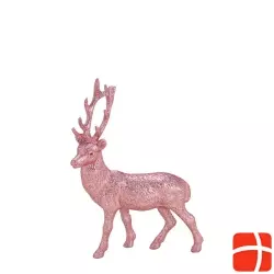 Herboristeria Dekofigur 30cm Hirsch Pink Mittel