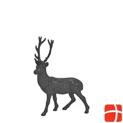 Herboristeria Dekofigur 30cm Hirsch Schwarz Mittel