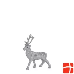 Herboristeria Dekofigur 21cm Hirsch Silber Klein