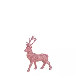 Herboristeria Dekofigur 21cm Hirsch Pink Klein