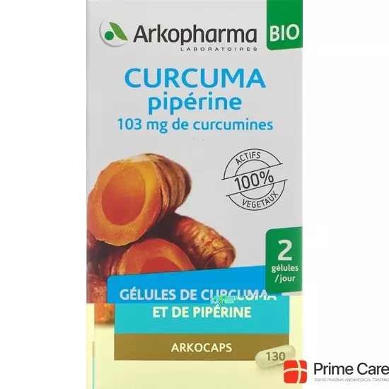 Arkocaps Kurkuma Kapseln Bio Dose 130 Stück buy online
