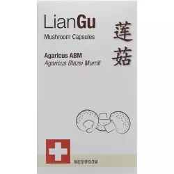 LianGu Agaricus Abm Mushrooms Capsules Can 180 Pieces
