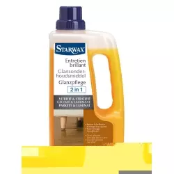 Starwax Glanzpflege 2in1 Parkett Flasche 1L