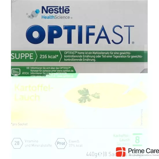 Optifast Potato-leek soup 8 bags 55g buy online