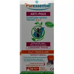 Puressentiel Anti-Lice Shampoo Mask +Comb 150 ml
