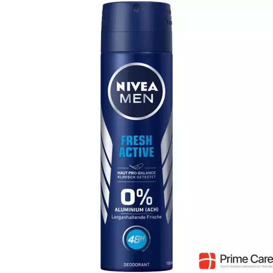Nivea Male Deo Aeros Fresh Active (neu) Spray 150ml buy online