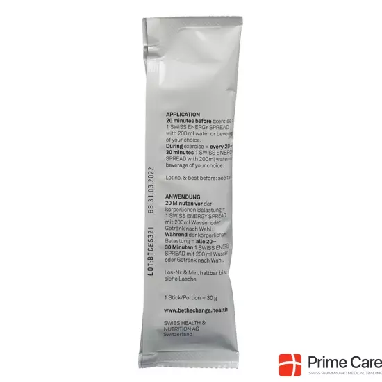Be The Change Swiss Energy Spread Pulver 10x 30g buy online