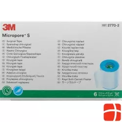 3M Micropore S Silikonrollenpf 5cmx5m 6 Stück