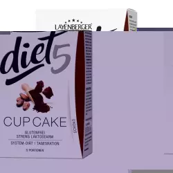 Layenberger Diet5 Cup Cake Schoko 5x 45g