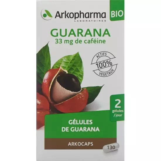 Arkocaps Guarana Kapseln Bio Dose 130 Stück buy online