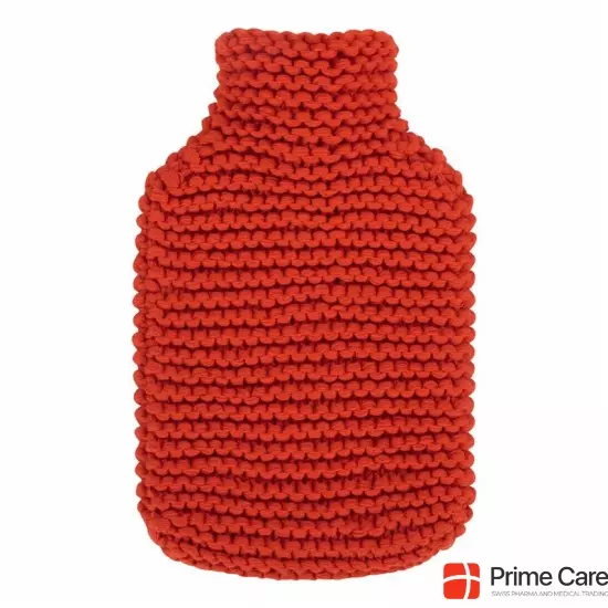 Fashy Wärmflasche 2L Grobstrick-Bezug Orange buy online