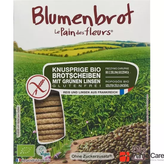 Blumenbrot Knusprige Schnitten Grüne Linsen 150g buy online