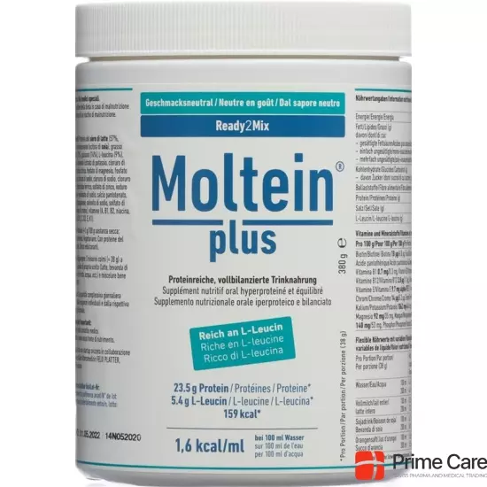 Moltein Plus Ready2mix Geschmacksneutral Dose 380g buy online