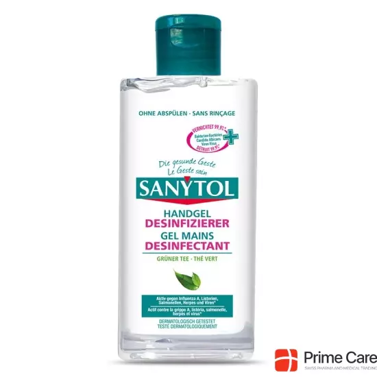 Sanytol Hand Desinfektionsgel Grüner Tee Flasche 75ml buy online