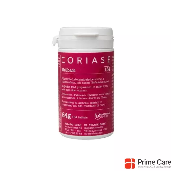Coriase Wellbact Tabletten Dose 154 Stück buy online