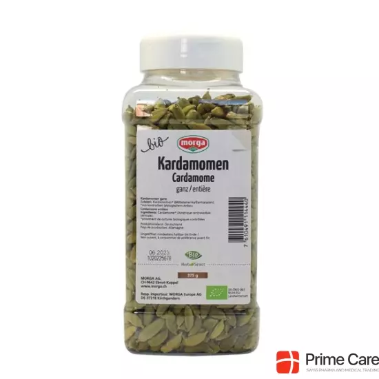 Morga Gewürz Kardamomen Ganz Bio Dose 375g buy online