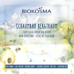 Biokosma Schaumbad Bergtraum gelber Enzian Honig Bio 25ml