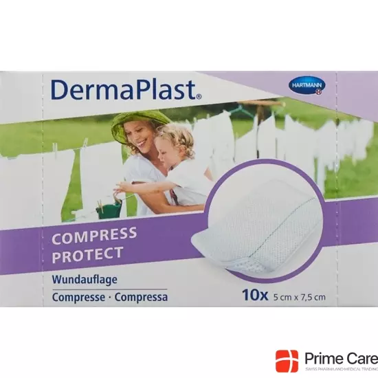 Dermaplast Compress Protect 5x7.5cm 10 Pieces buy online