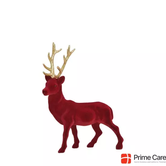 Herboristeria decorative figure 21cm deer red-gold buy online