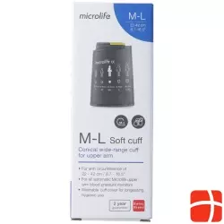 Microlife Manschette Oberarm M-l 22-42cm Anthrazit