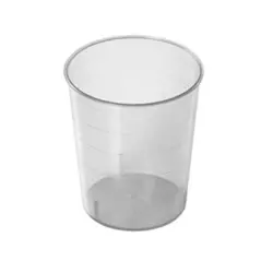 Wiegand Medibecher 25ml Transparent Waschbar 50 Stück