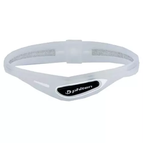 Phiten Sport Bracelet Cross 17cm Transparent White buy online