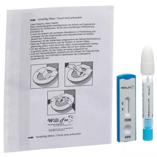 Willi Fox FOB Test (occult hemoglobin in stool) 25 pcs