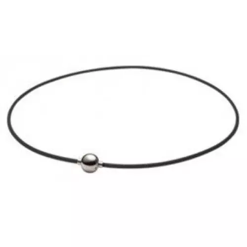 Phiten X100 Mirror Ball Necklace 40cm Silver buy online