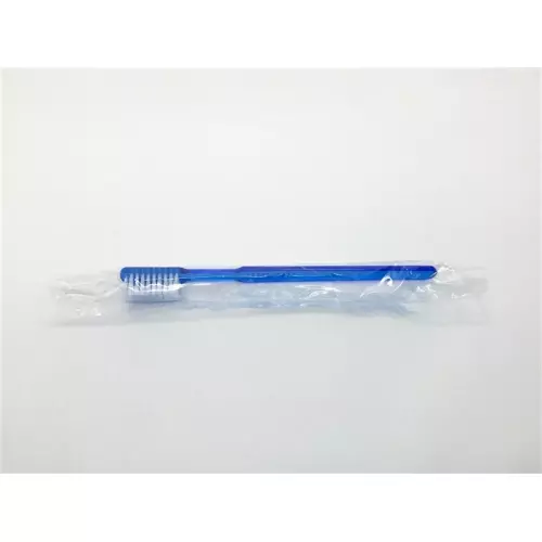Med-comfort Zahnbürsten Blau mit Pasta 100 Stück buy online