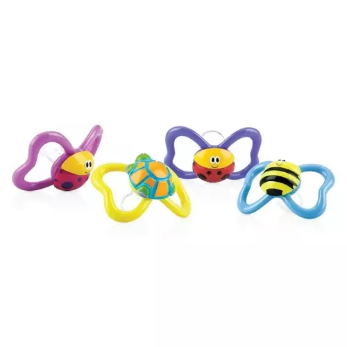 Nuby Nuggi Paci-Pals Oval Silikon Noppen 6-36 buy online