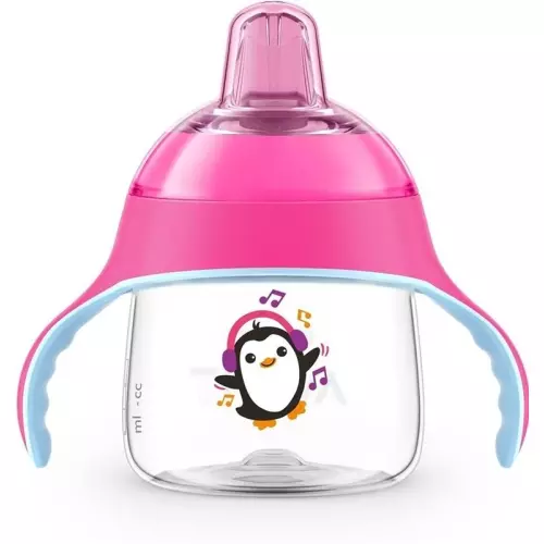 Avent Philips Schnabelbecher Sil 200ml Rosa Pingu buy online