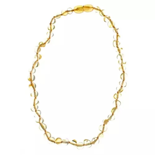 Selena's baby amber necklace 32-34cm gold color Abger buy online