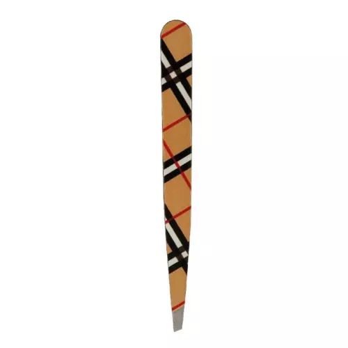Hausmann tweezers diagonal check design beige buy online