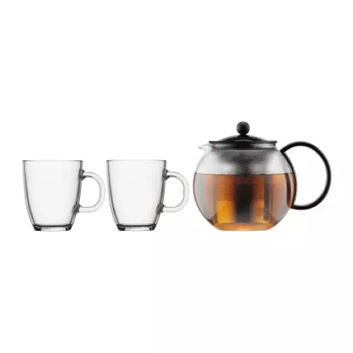 Bodum set tea maker 1L stainless steel filter 2 cups buy online