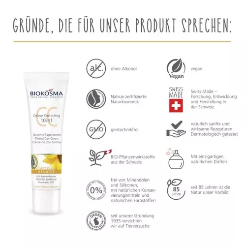 Biokosma Active Visage Cc Cream Tube 30ml buy online