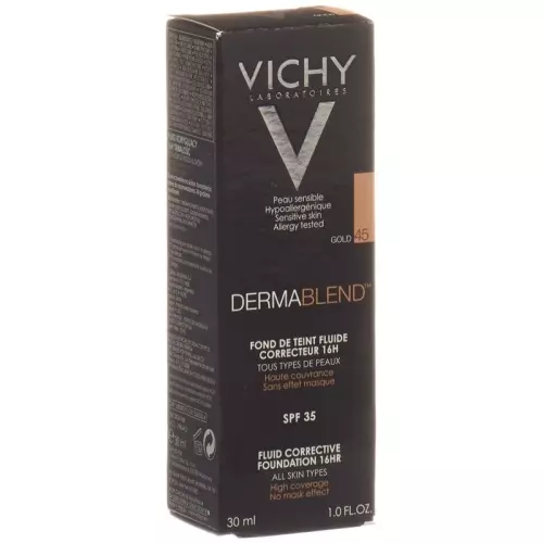 Vichy Dermablend complexion correcting make-up 45 gold 30ml buy online