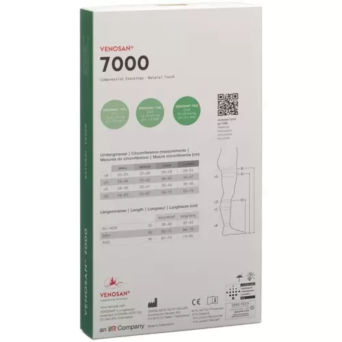 Venosan 7002 A-d Kkl2 L Long Off Black 1 pair buy online
