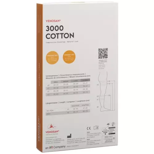 Venosan 3002 A-d Kkl2 S Long Off Beige 1 pair buy online