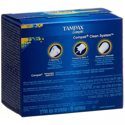 Tampax Compak Regular Tampons 22 pieces