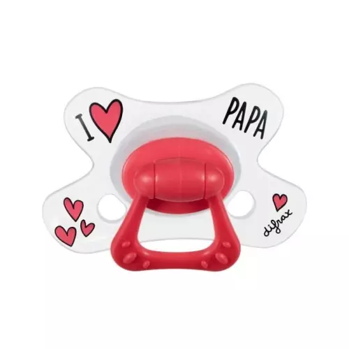 Difrax Nuggi Natural 12+m I Love Silicone buy online