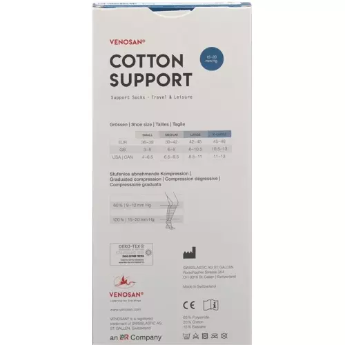 Venosan Cotton A-d Support Socks S Beige 1 Paar buy online