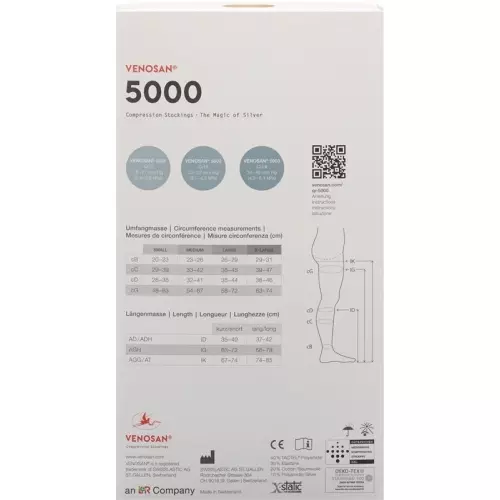 Venosan 5001 A-gh Kkl1 XL Long Open Mexico 1 pair buy online
