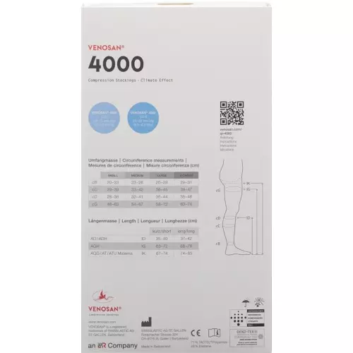 Venosan 4002 A-d Kkl2 XL short open Mexico 1 pair buy online